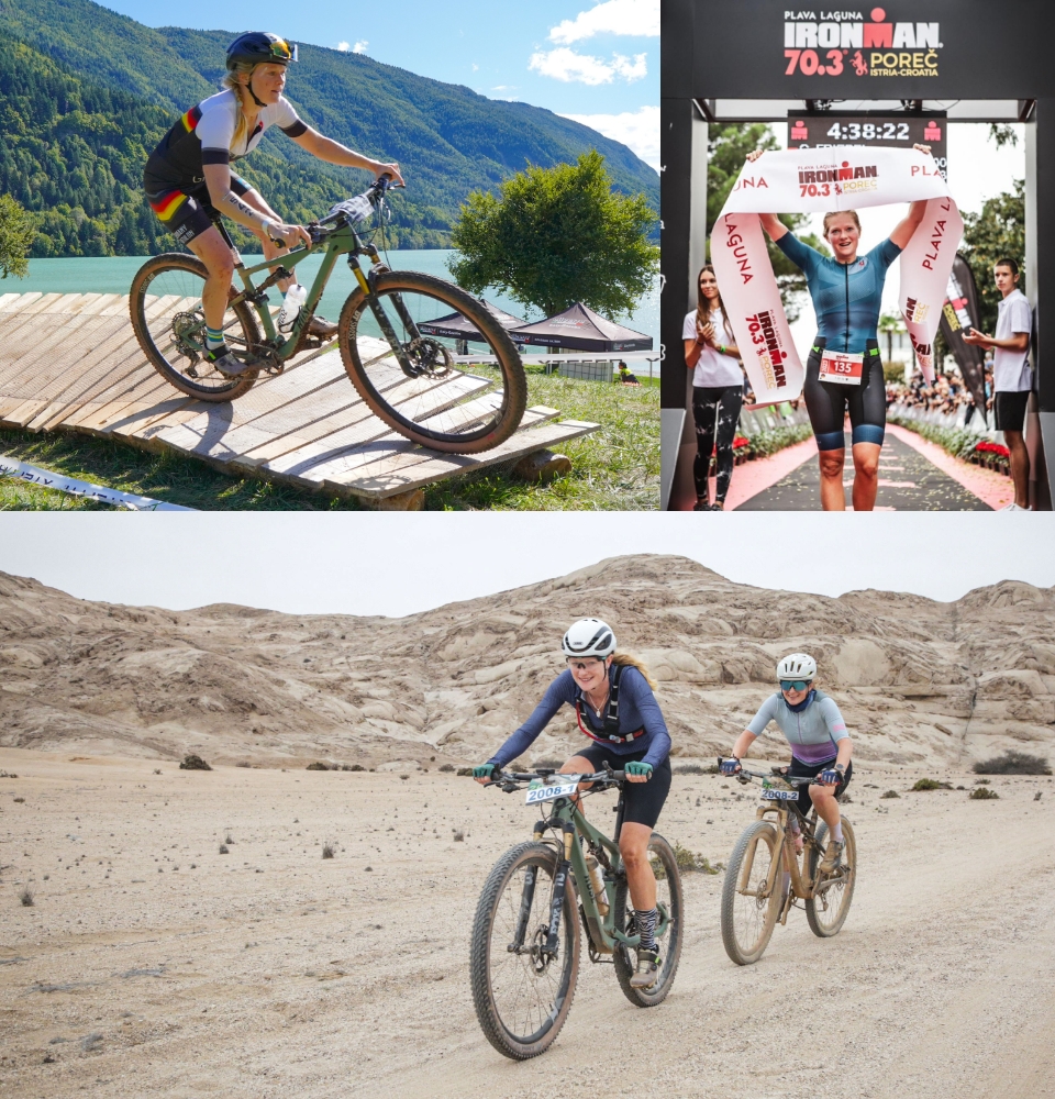 Cindy Friebel beim Wettkampf: Xterra WM, Ironman 70.3 Porec, Desert Dash High