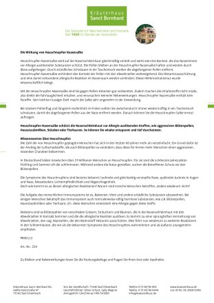 Heuschnupfen-Nasensalbe  10 g