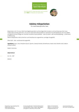 Eskimo-Körperlotion 250 ml