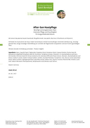After-Sun-Hautpflege 250 ml