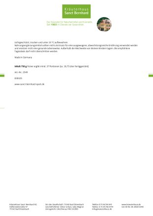 Regeneration Mineraldrink-Premium Granatapfel: 750-g-Dose