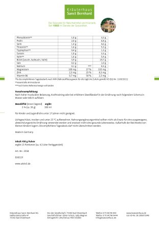 Proteindrink XXL 92 Erdbeer-Vanille: 450-g-Dose