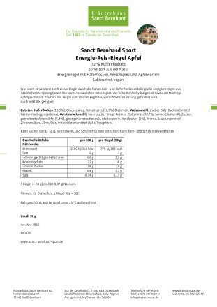 Energie Reis-Riegel Himbeere: 50-g-Riegel