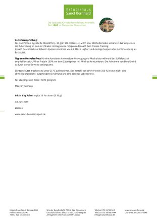 Whey-Protein 100 % 1000-g-Eimer