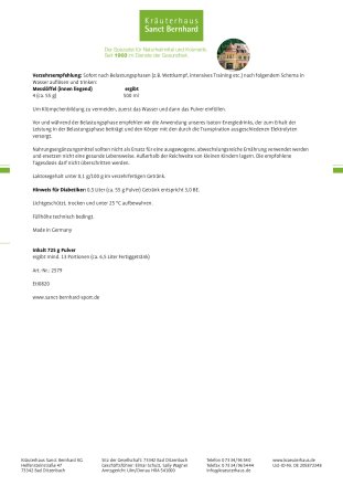 Protein Regenerationsturbo Granatapfel: 750-g-Dose