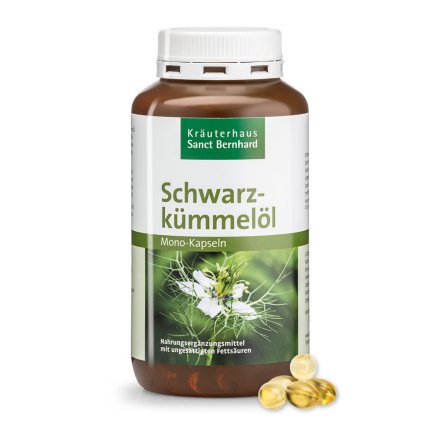 Schwarzk&uuml;mmel&ouml;l-Mono-Kapseln 400 Kapseln