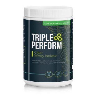 Triple Perform Clear Whey Isolate Lemon Ice Tea: 400-g-Dose