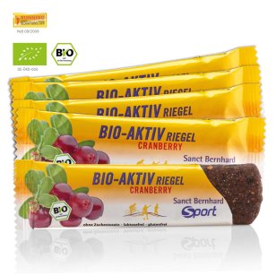 Bio-Aktiv-Riegel Cranberry: 40-g-Riegel