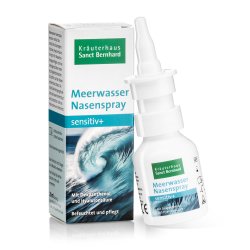 Meerwasser Nasenspray sensitiv+ 20-ml-Sprühflasche