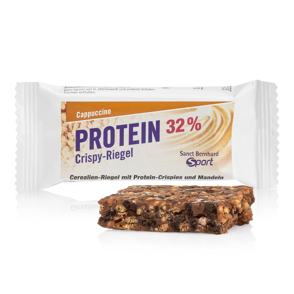 Protein-Riegel 32 % Crispy Cappuccino: 35-g-Riegel