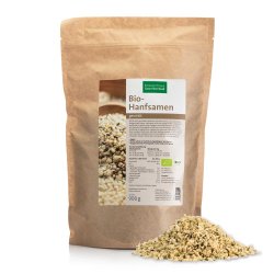 Bio-Hanfsamen gesch&auml;lt 900-g-Packung
