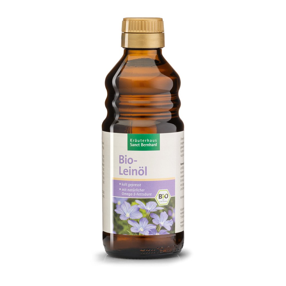 Bio-Leinöl 250-ml-Flasche